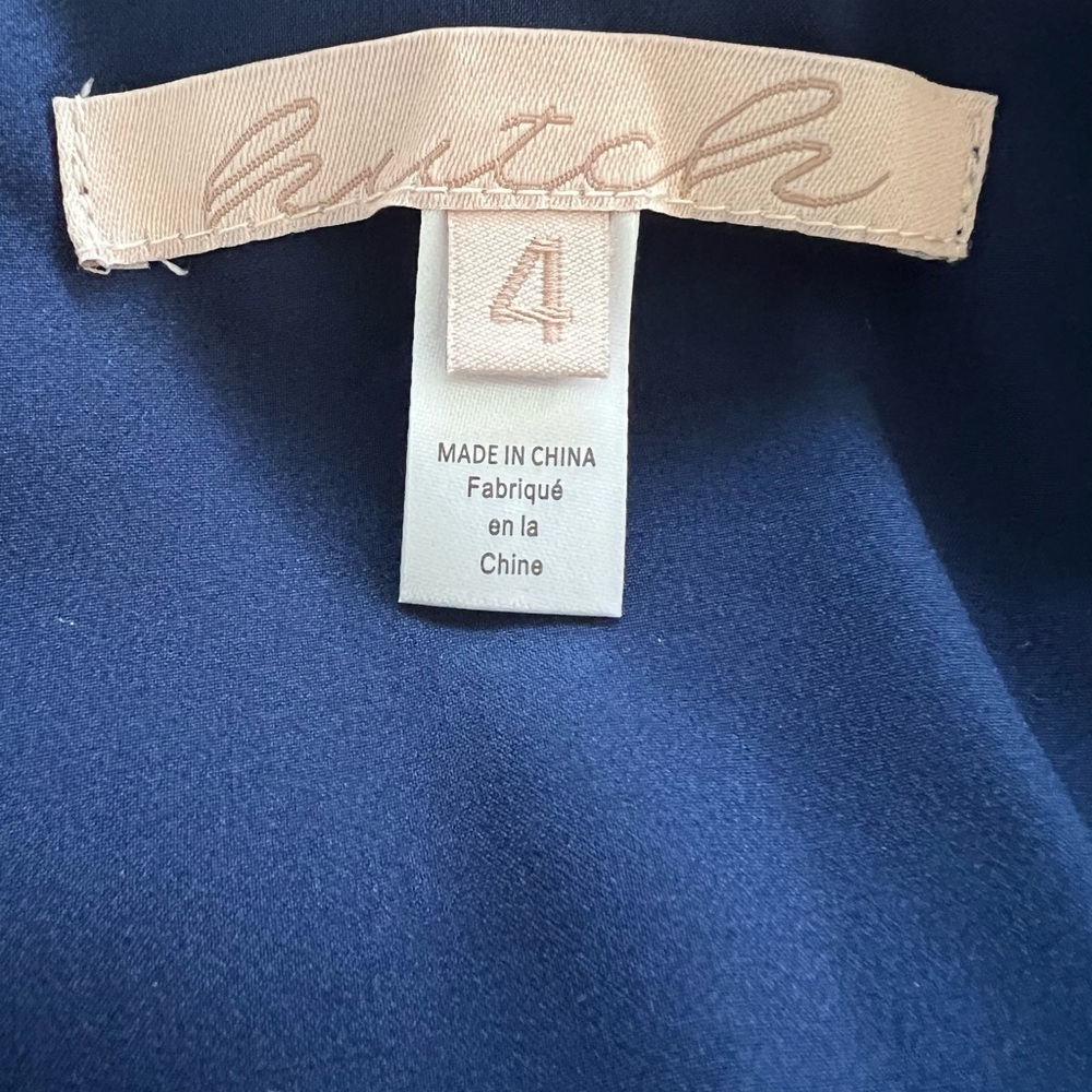 Hutch Anthropologie Alice Yellow Floral Midi Fit & Flare Cocktail Dress Womens 4 - Picture 12 of 12